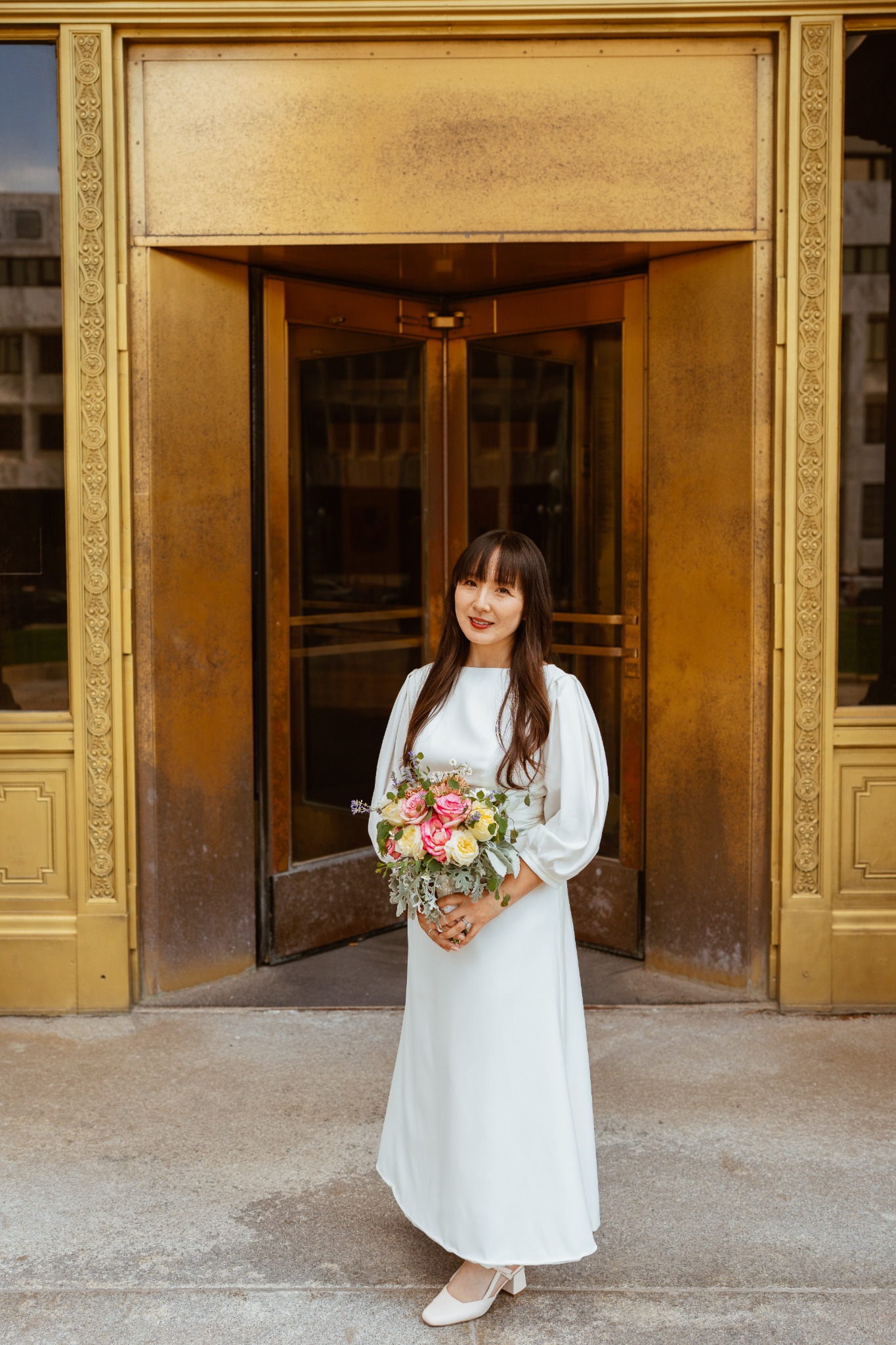 Real Dgass wedding photograph